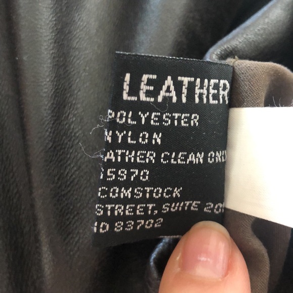 44 Brown leather jacket Robert Comstock genuine leather, lining 40%poly … - Picture 5 of 11